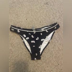 Cupshe navy blue bikini bottom size medium